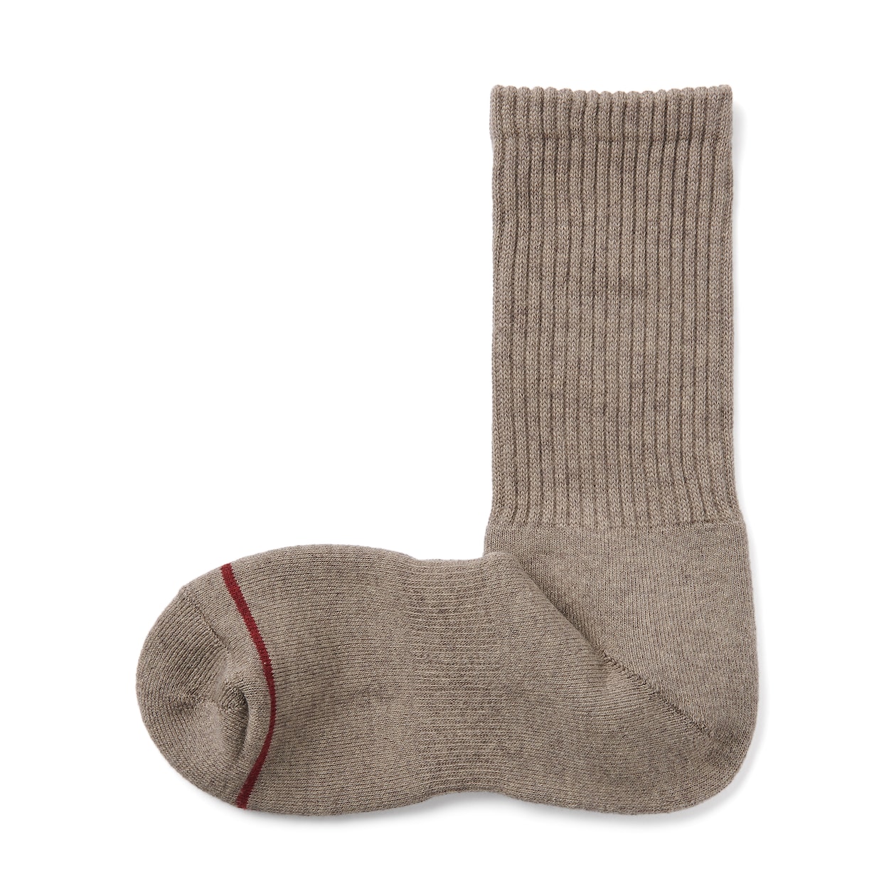 婦人　足なり直角　あったか綿　厚手靴下（ウール入り・無地）