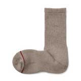 婦人　足なり直角　あったか綿　厚手靴下（ウール入り・無地）