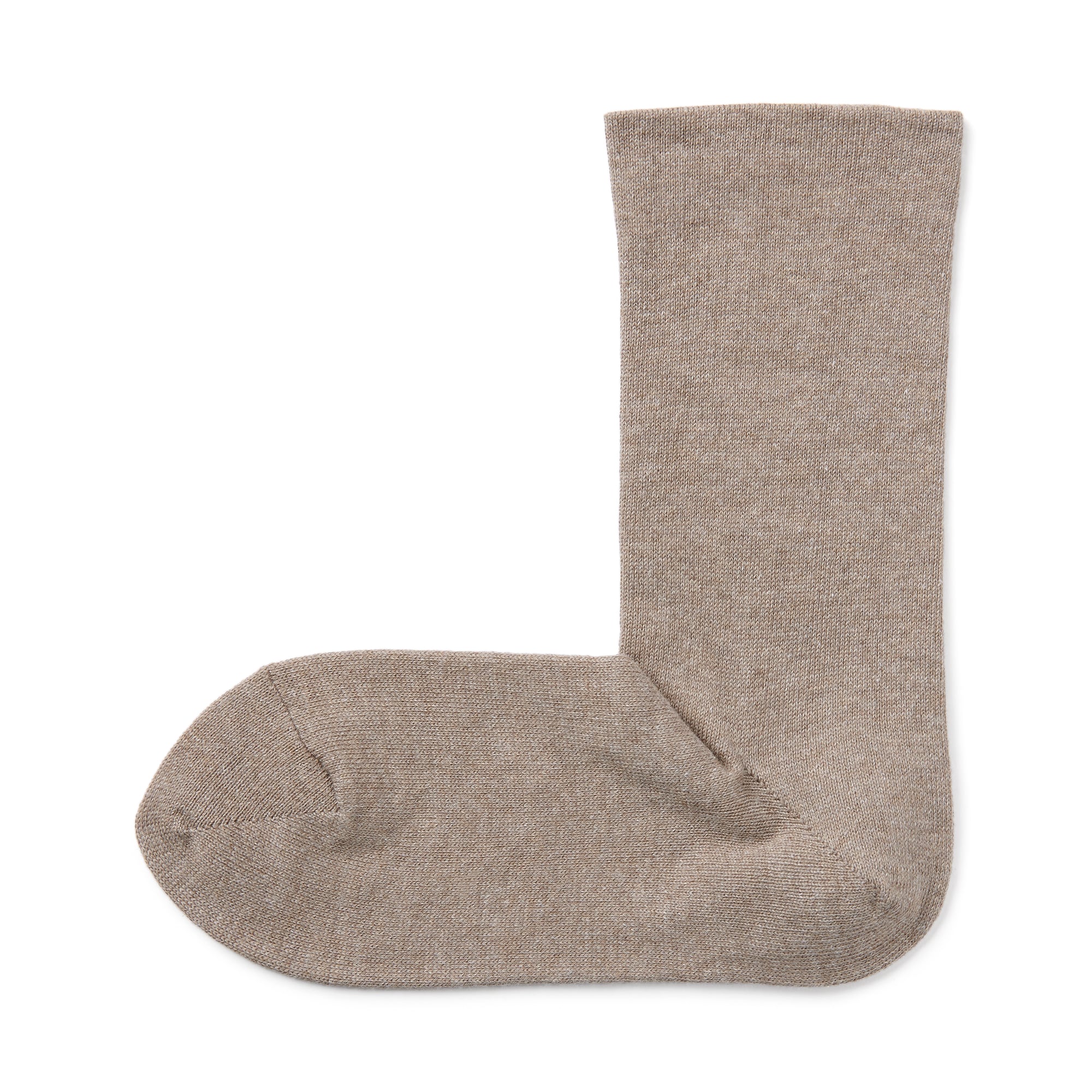 婦人　足なり直角　内側シルク使い　ルームソックス