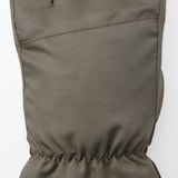 撥水生地を使った　防水シート入り　手袋