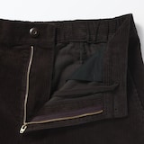 紳士　木の実から作ったカポック混コーデュロイワイドパンツ