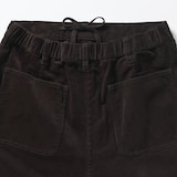 紳士　木の実から作ったカポック混コーデュロイワイドパンツ