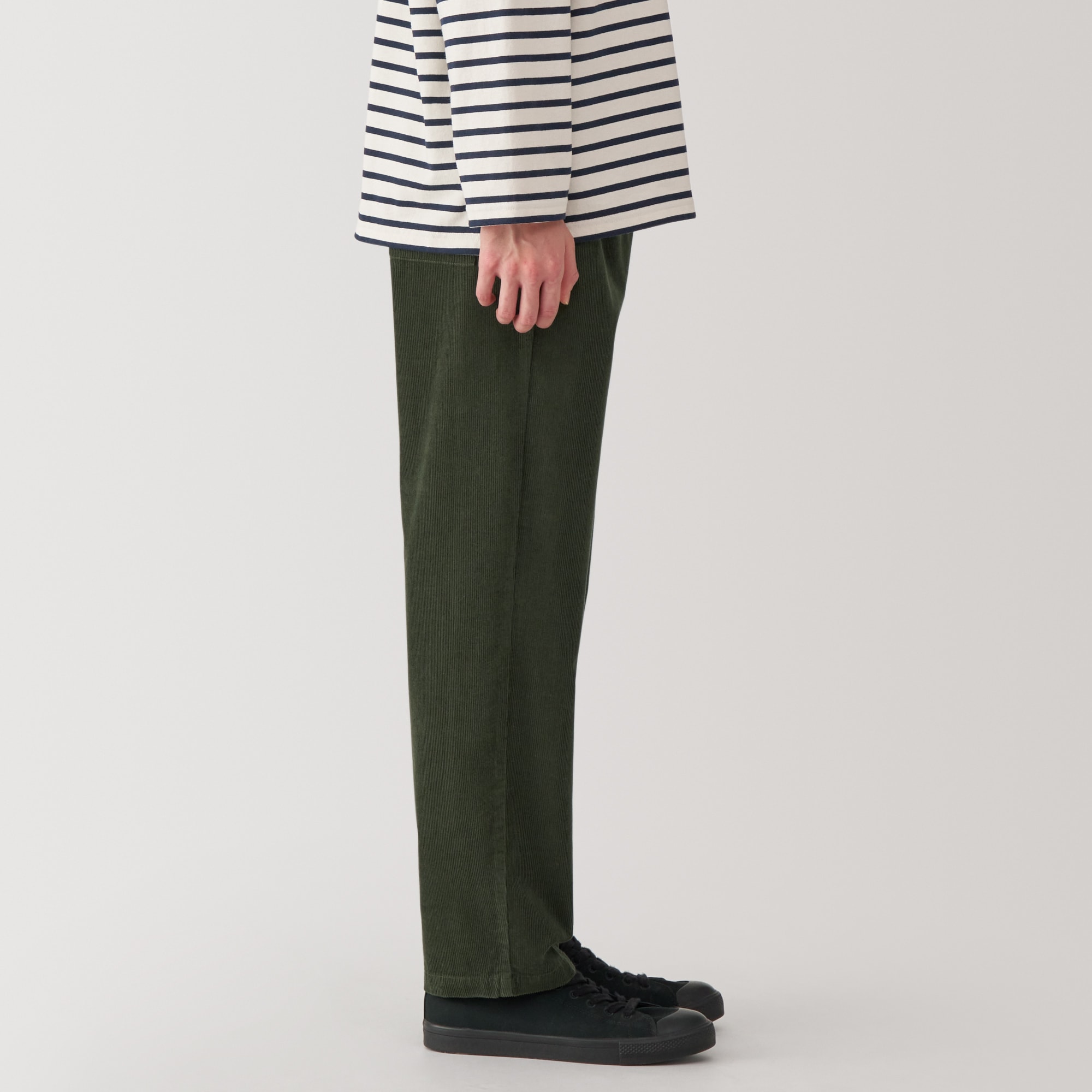 紳士　コーデュロイイージーパンツ