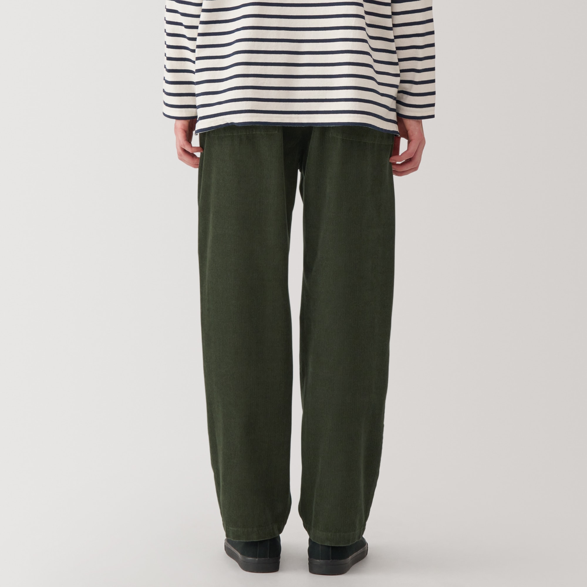 紳士　コーデュロイイージーパンツ