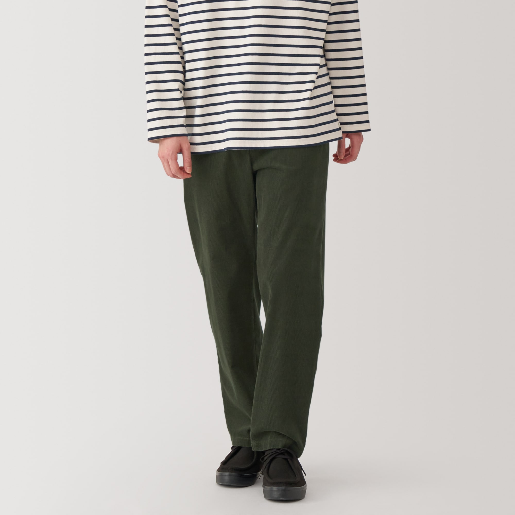 紳士　コーデュロイイージーパンツ