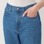 紳士　木の実から作ったカポック混デニムストレートパンツ　インディゴ