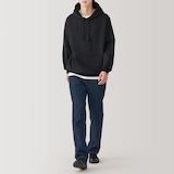 紳士　木の実から作ったカポック混デニムストレートパンツ　インディゴ