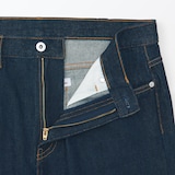 紳士　木の実から作ったカポック混デニムストレートパンツ　インディゴ