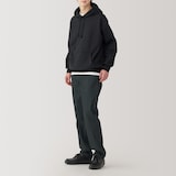 紳士　木の実から作ったカポック混デニムストレートパンツ　黒