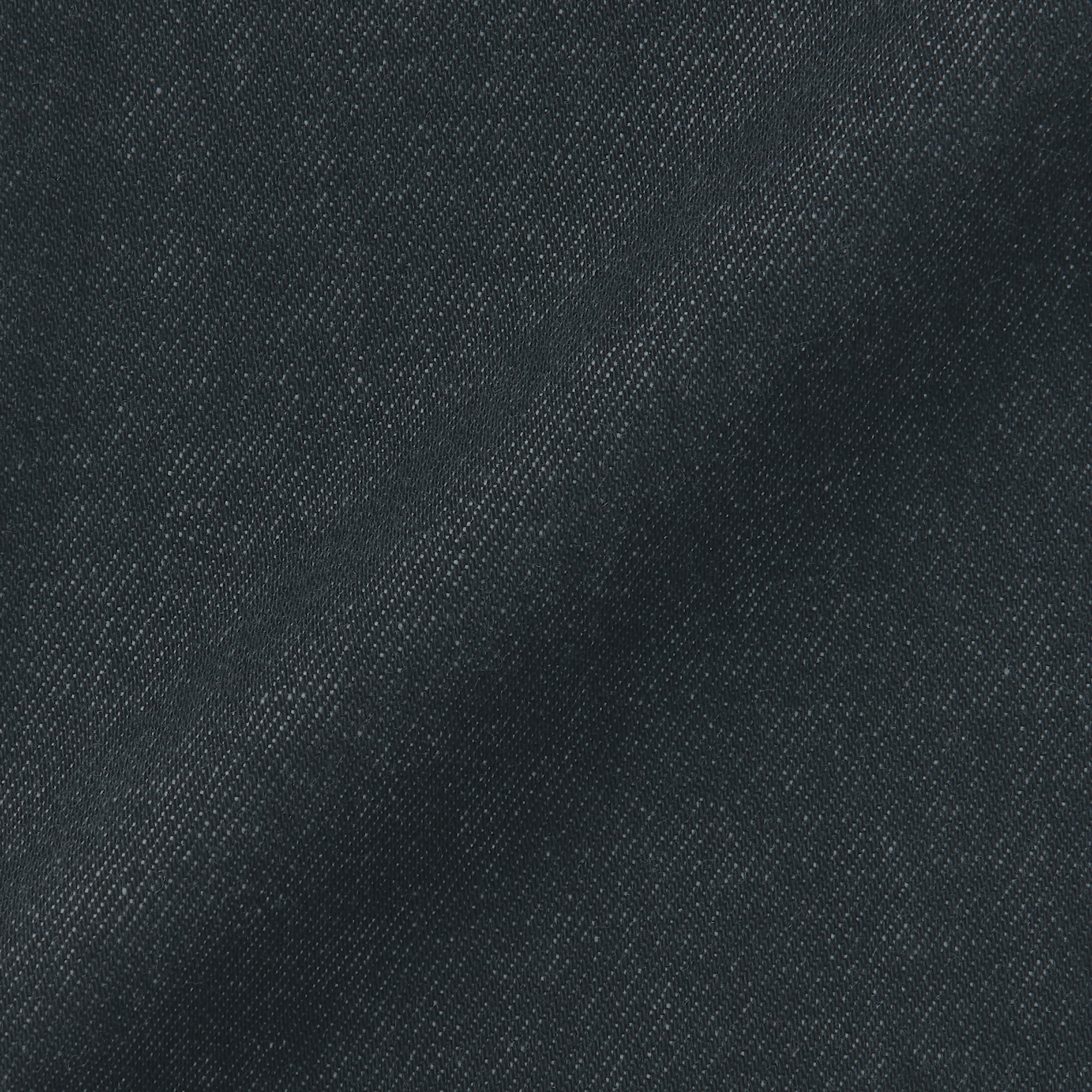 紳士　木の実から作ったカポック混デニムストレートパンツ　黒