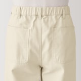 紳士　木の実から作ったカポック混キャンバスワイドパンツ