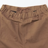 紳士　木の実から作ったカポック混キャンバスワイドパンツ