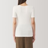 婦人　あったか綿　半袖Ｔシャツ