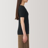 婦人　あったか綿　半袖Ｔシャツ