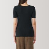 婦人　あったか綿　半袖Ｔシャツ