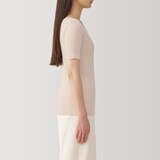 婦人　あったか綿　半袖Ｔシャツ