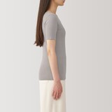 婦人　あったか綿　半袖Ｔシャツ