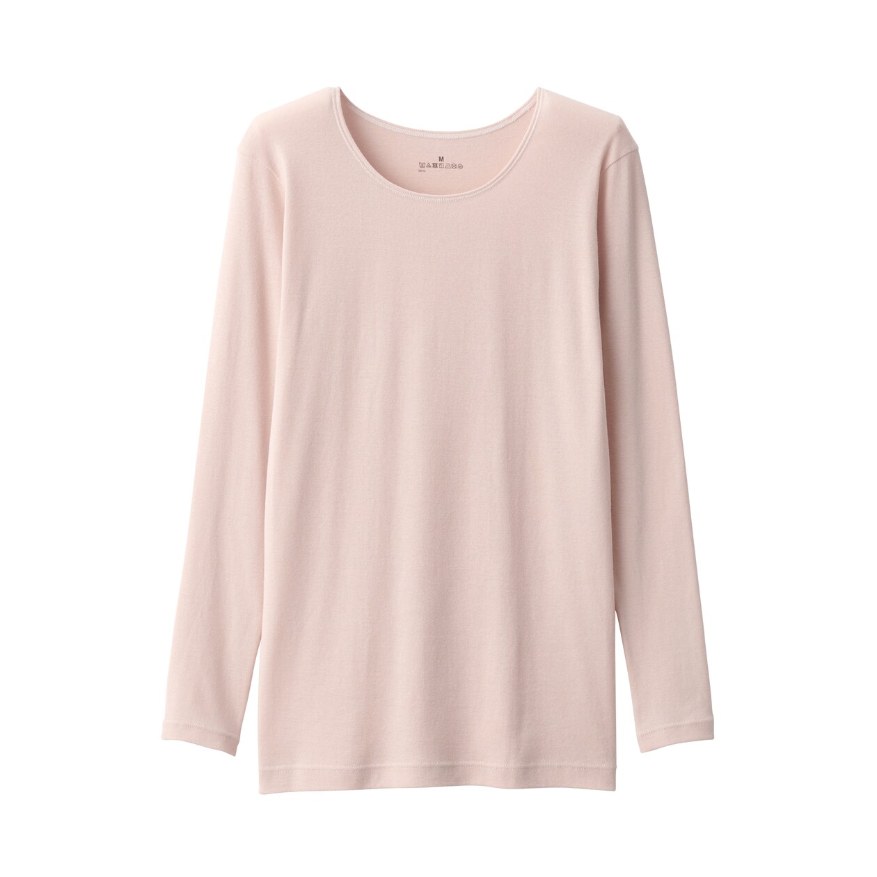 婦人　あったか綿　クルーネック長袖Ｔシャツ