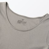 婦人　あったか綿　Ｕネック八分袖Ｔシャツ