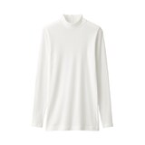 婦人　あったか綿　ハイネックＴシャツ