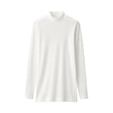 婦人　あったか綿　ハイネックＴシャツ