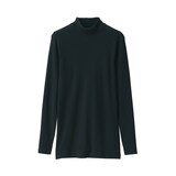 婦人　あったか綿　ハイネックＴシャツ