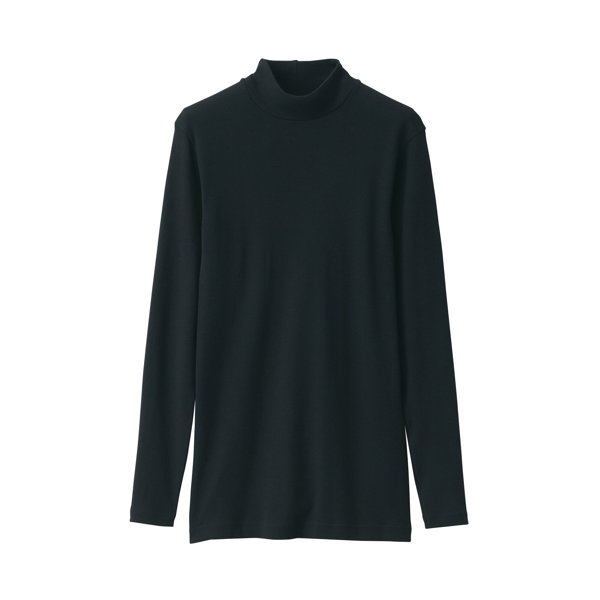 婦人　あったか綿　ハイネックＴシャツ