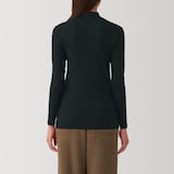 婦人　あったか綿　ハイネックＴシャツ