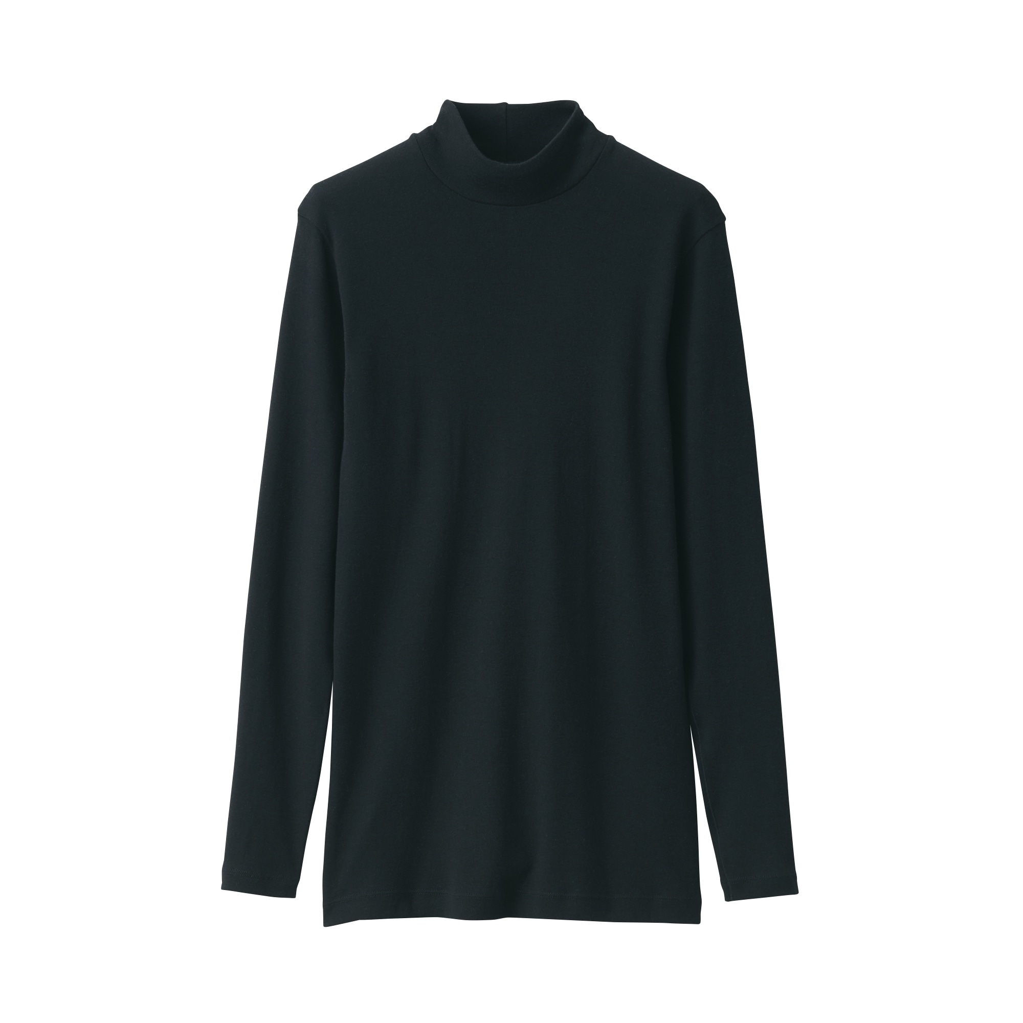 婦人　あったか綿　ハイネックＴシャツ