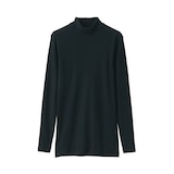 婦人　あったか綿　ハイネックＴシャツ