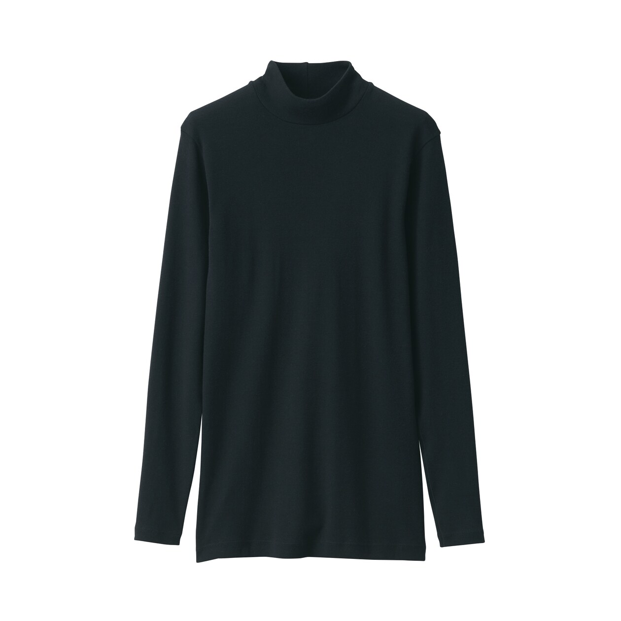 婦人　あったか綿　ハイネックＴシャツ