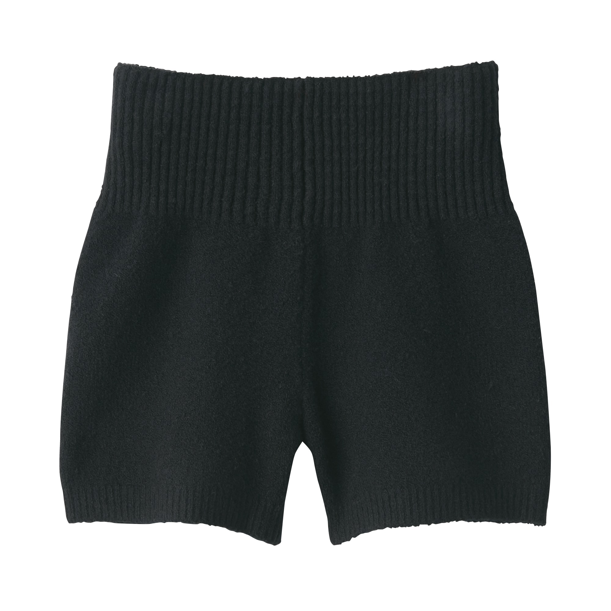 婦人　コットン混もこもこニットオーバーパンツ