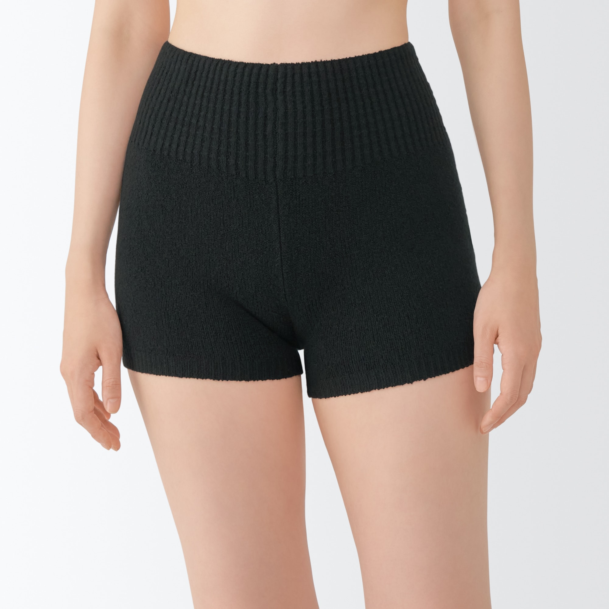 婦人 コットン混もこもこニットオーバーパンツ | 無印良品