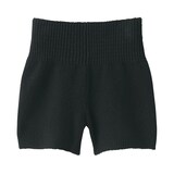 婦人　コットン混もこもこニットオーバーパンツ