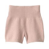 婦人　コットン混もこもこニットオーバーパンツ