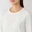 婦人　あったか綿　厚手　クルーネック長袖Ｔシャツ