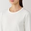 婦人　あったか綿　厚手　クルーネック長袖Ｔシャツ