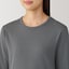 婦人　あったか綿　厚手　クルーネック長袖Ｔシャツ