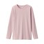 婦人　あったか綿　厚手　クルーネック長袖Ｔシャツ
