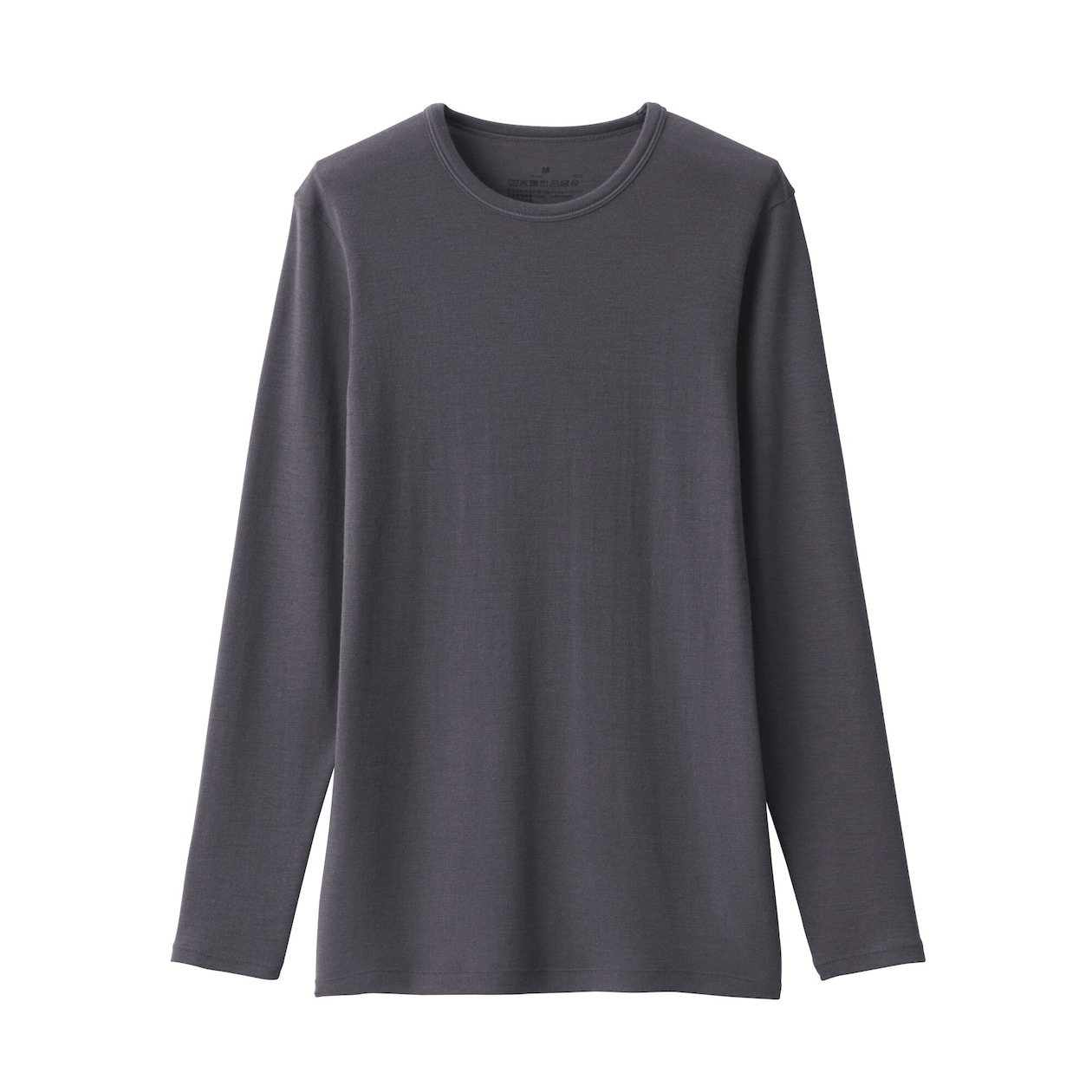 婦人　ウールクルーネック長袖Ｔシャツ