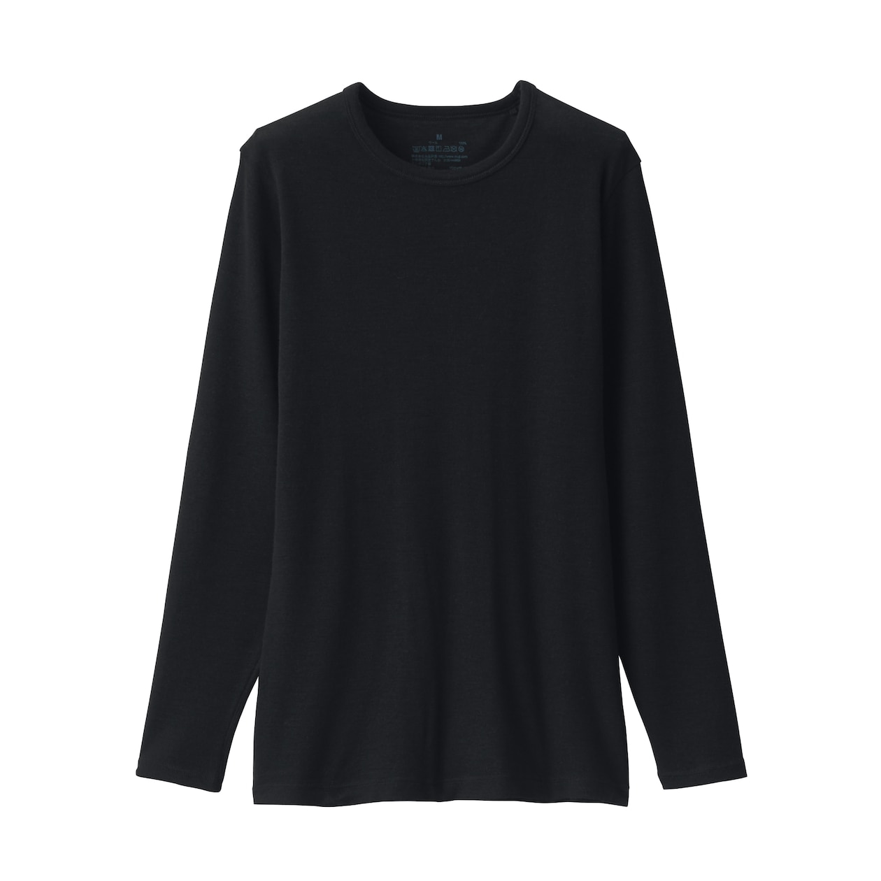 婦人　ウールクルーネック長袖Ｔシャツ