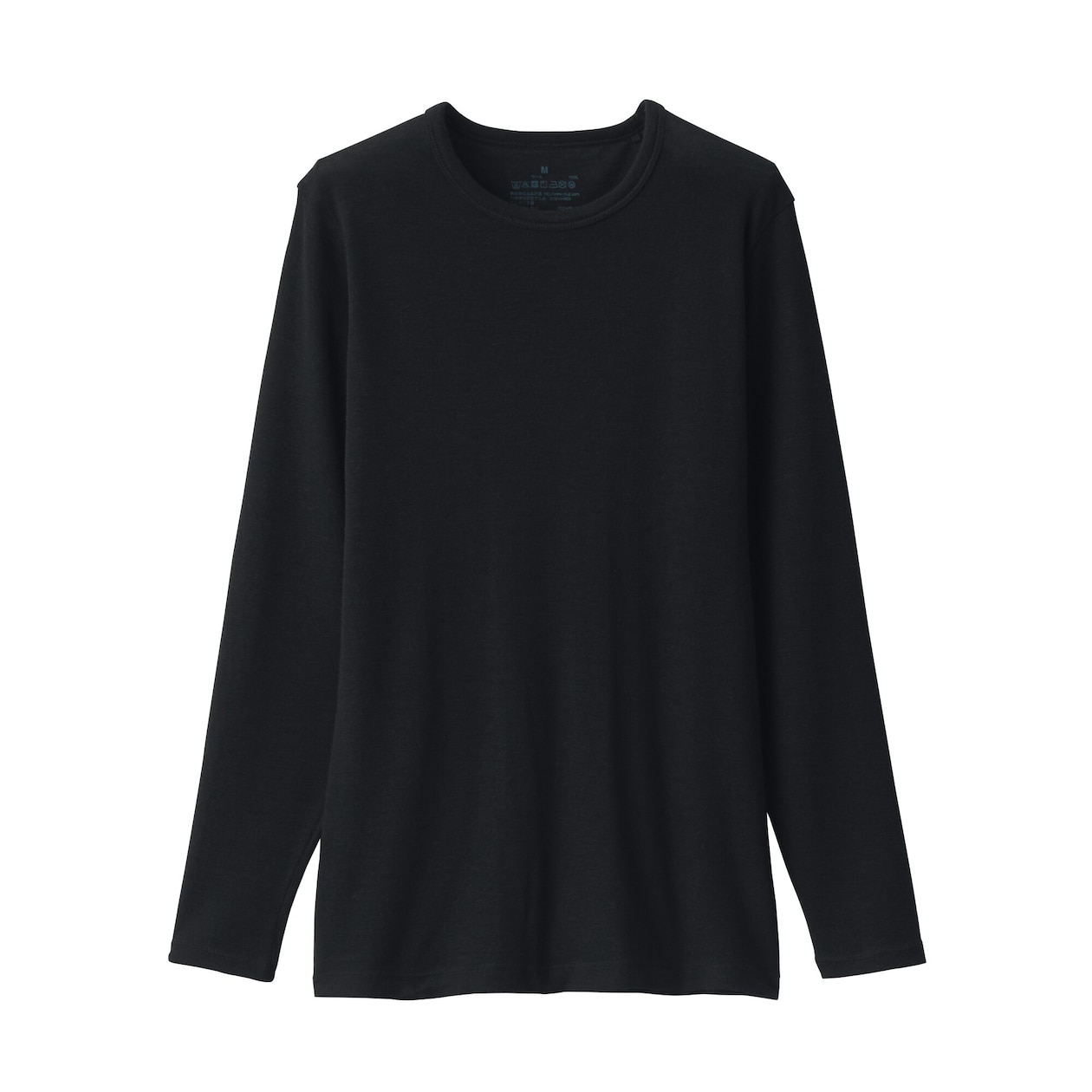 婦人　ウールクルーネック長袖Ｔシャツ