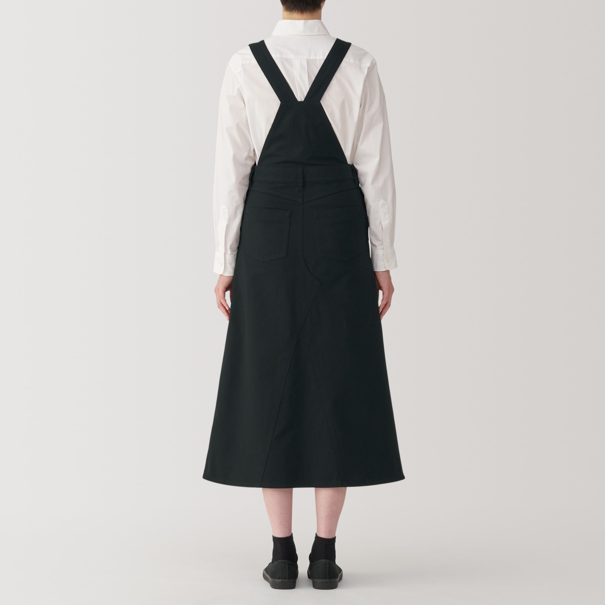 婦人 ストレッチチノサロペットスカート | 無印良品