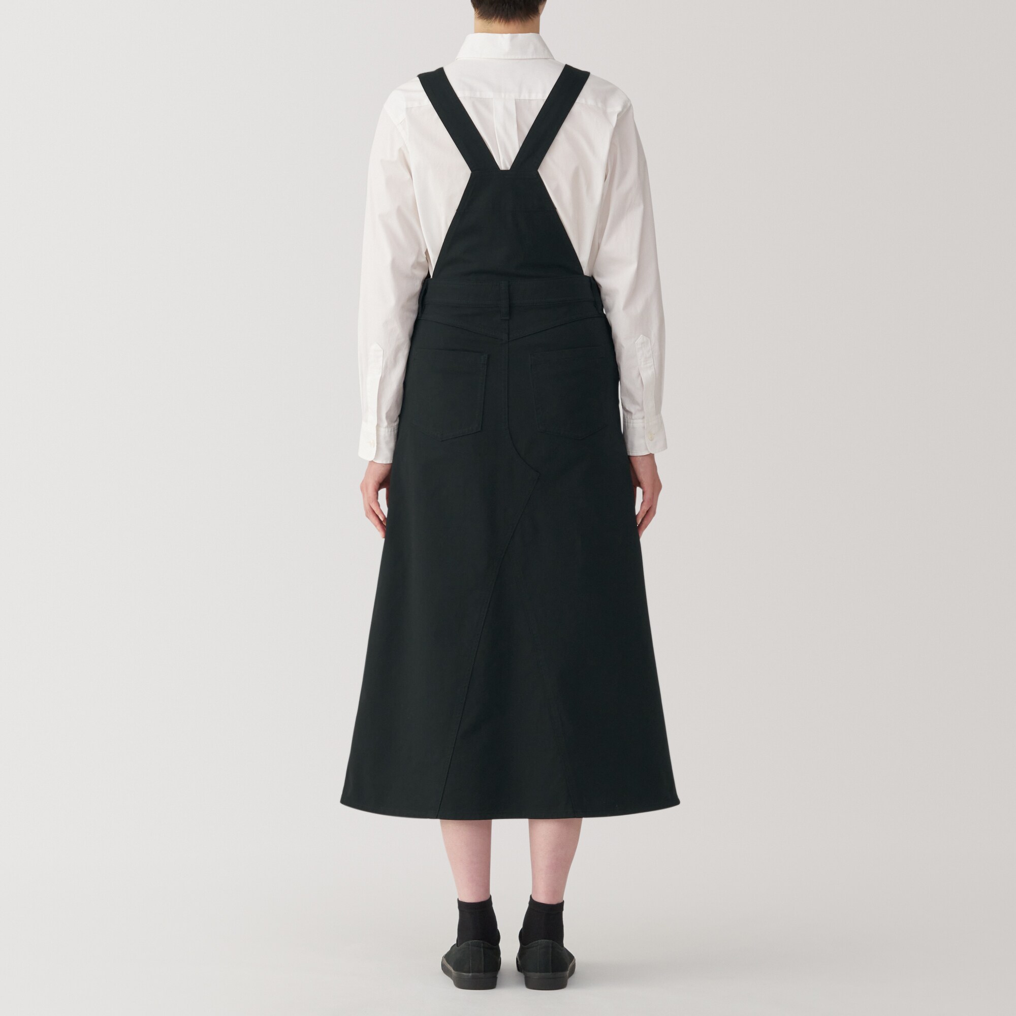 婦人 ストレッチチノサロペットスカート | 無印良品