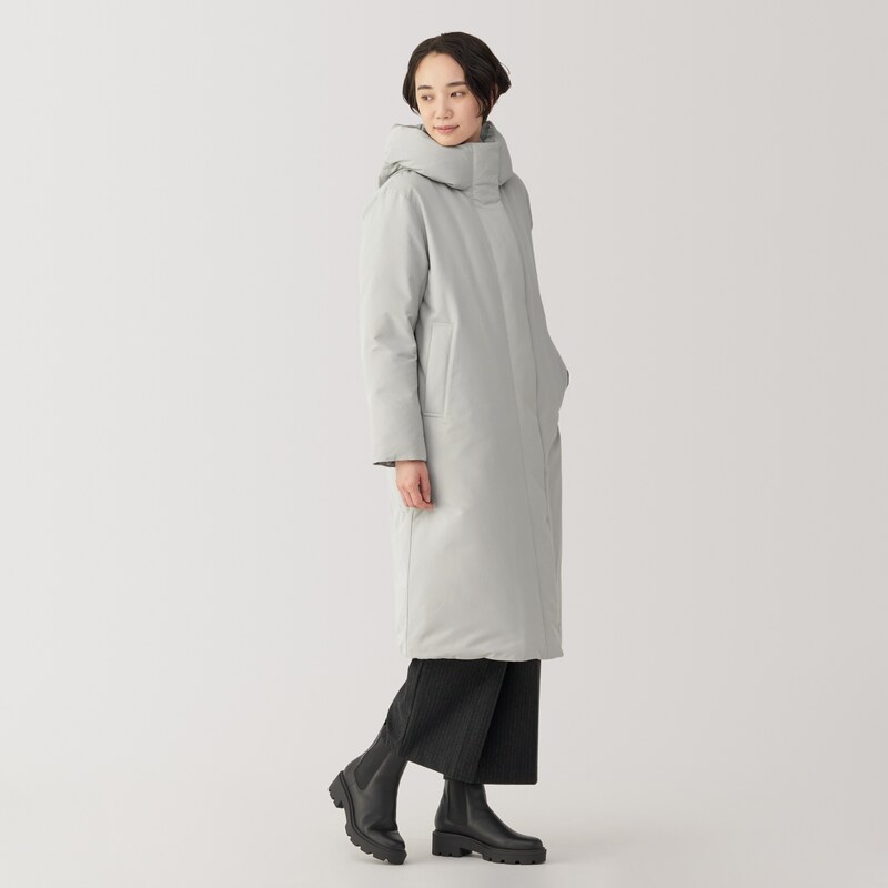 婦人 撥水ダウンロングコート | 無印良品