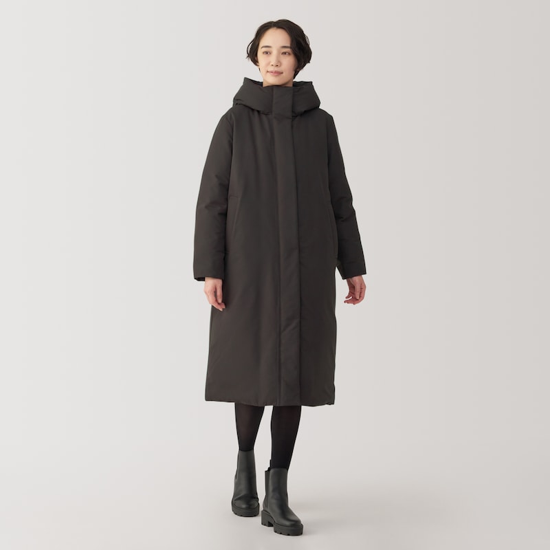 婦人 撥水ダウンロングコート | 無印良品 