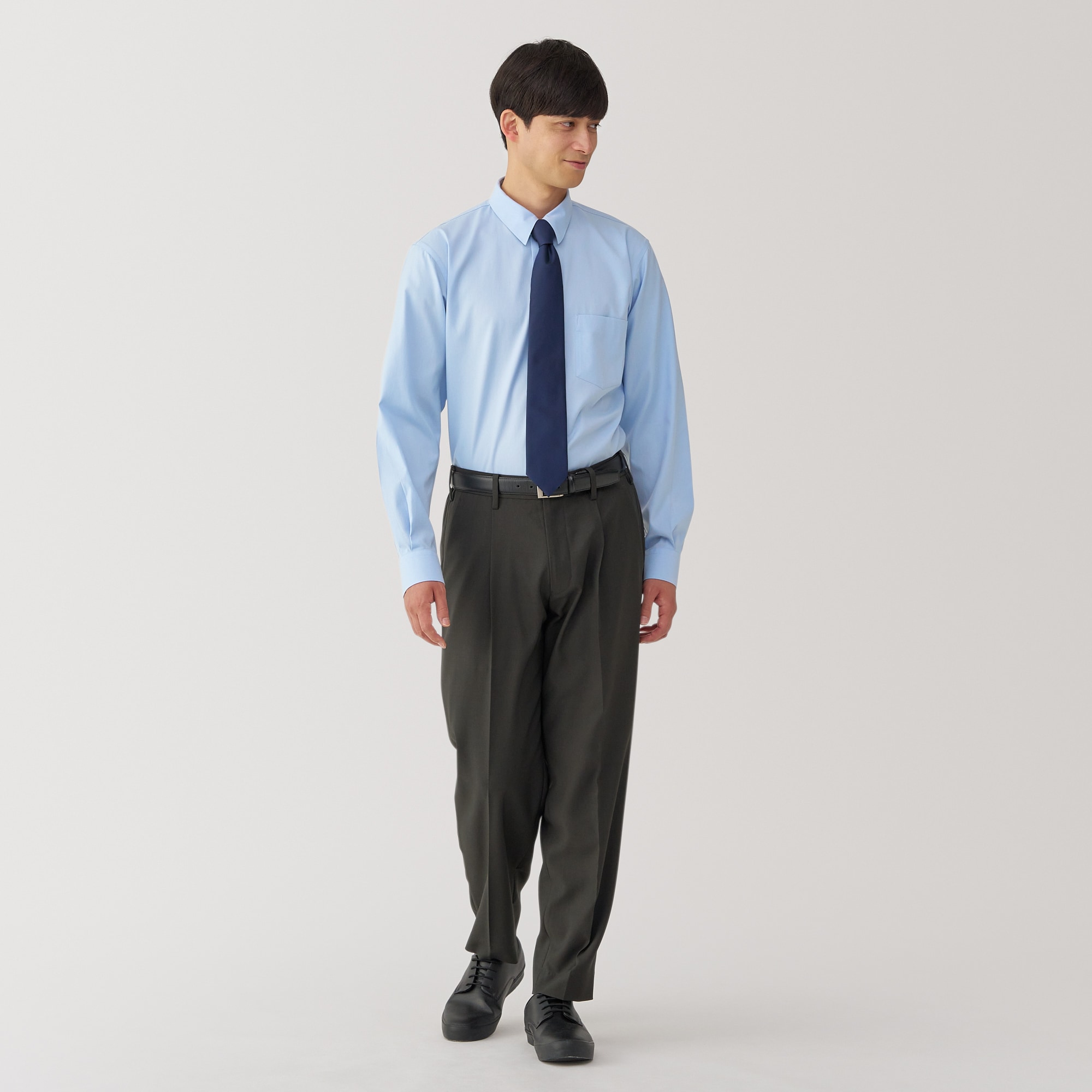 無印良品　MUJI Labo 婦人　シルク混クルーネック長袖プルオーバー　L 婦人 シルク混クルーネック長袖プルオーバー | 無印良品
