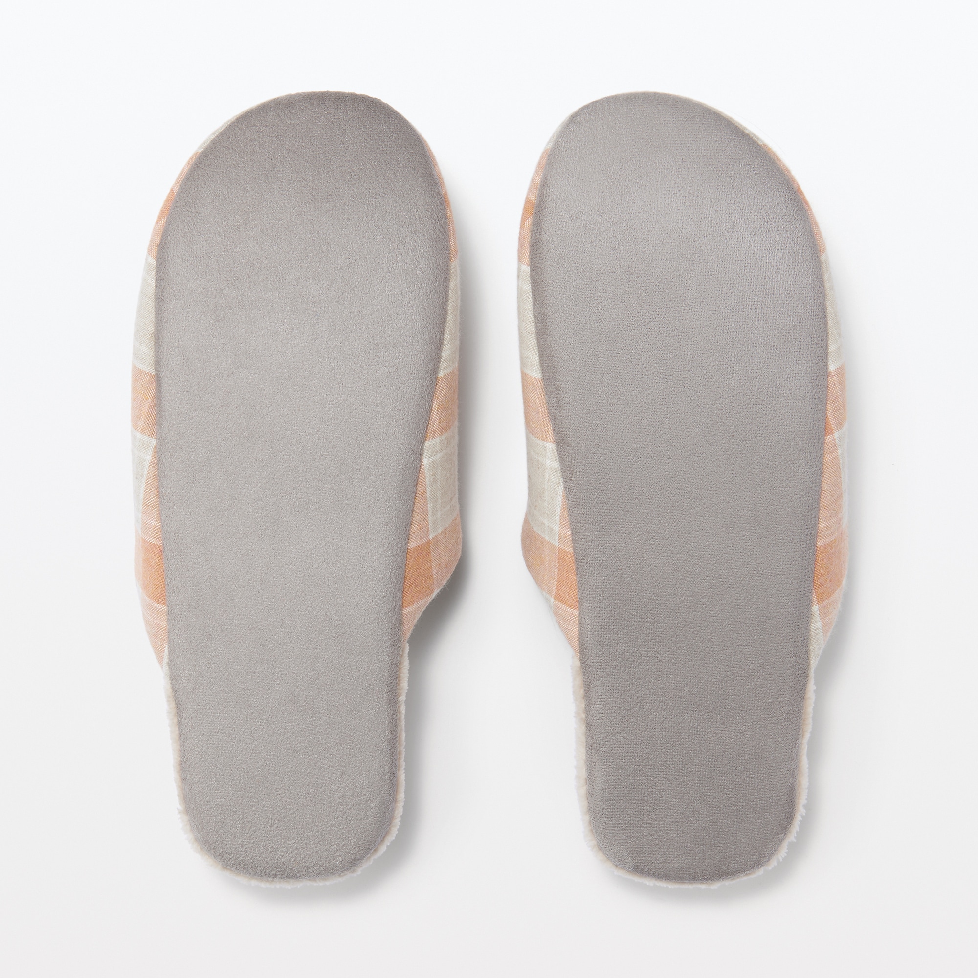 洗える足なりフランネルスリッパ
