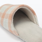 洗える足なりフランネルスリッパ