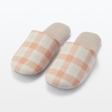 洗える足なりフランネルスリッパ